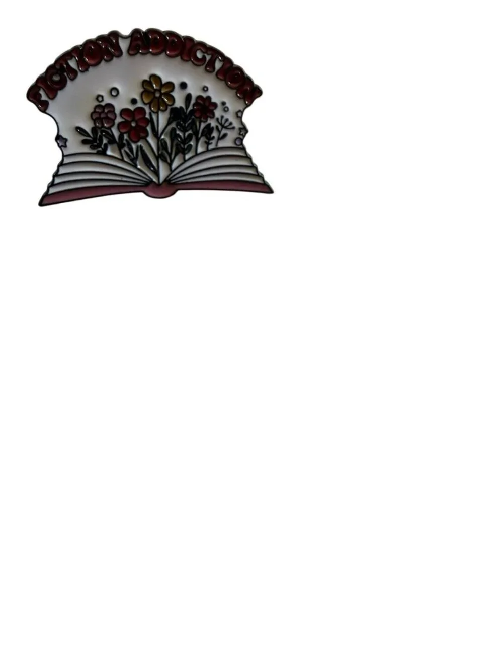 Reading Is My Jam & Fiction Addiction Enamel Pins 3/4